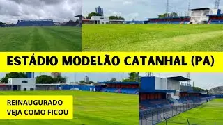 MODELÃO EM CASTANHAL REINAUGURADO: VEJA COMO FICOU O ESTÁDIO NO PARÁ