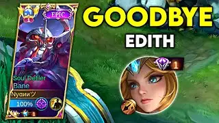 HOW TO COUNTER EDITH IN EXP LANE!? DO THIS MECHANIC! | BANE TUTORIAL - MLBB