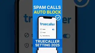 Truecaller Me Spam Call Auto Block Kaise Kare? | Truecaller Spam Block Setting 2025