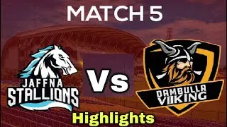 LPL 2020 | Match 5 | Dambulla Viiking vs Jaffna Stallion Highlights | Full Highlights | Sri lanka