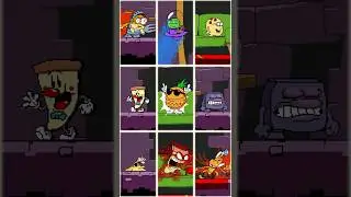 If Heroes and Enemies switched roles in Pizza Tower? ~ Playable Baddies [Pizza Tower mods Shorts]