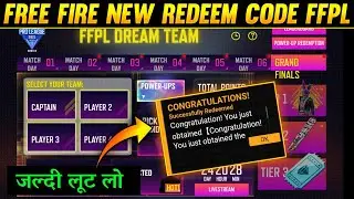 Free Fire New Redeem Code FFPL Free Fire New Event Today | Free Fire Pro League Redeem Code |