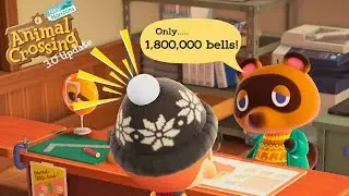 Wait I have to pay HOW MANY bells......??? Animal Crossing New Horizon 3.0 Update Pt 2