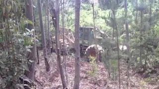 Skidder John Deere 648H Faena forestal