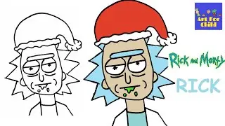 How To Draw Rick From Rick and Morty  | Cute Easy Drawing Tutorial I Step by Step