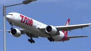 PT-MUF TAM Boeing 777-300ER Landing at London Heathrow Airport