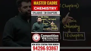 Master Cadre Chemistry Syllabus (38 Chapters) Explained | Master Cadre Chemistry Coaching Chandigarh