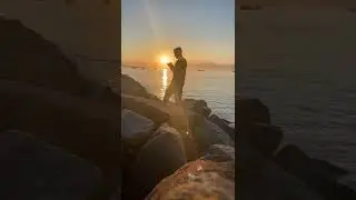 Sunrise Fly Fishing on the rocks In La Cruz de Huanacaxtle Mexico