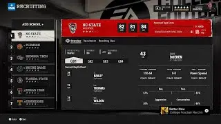CFB career mode part 1.