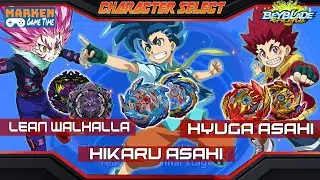 Beyblade - NEW YEAR Special - Lean VS Hikaru VS Hyuga | Video game style battle