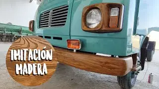59# Restaurar Parachoques: Imitación Madera en Chapa Camión-Furgón | Al Son de mi Furgón