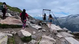 Olpererhütte Hike & Suspension Bridge | Beautiful Hike in Austria🇦🇹with pregnant woman and baby 2025