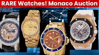 INSANE RARE Watches at Monaco Legends Auction: Rolex, AP, Patek, Piaget, Richard Mille & more