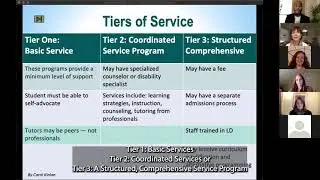 Carol Kinlan, Education Consultant, Discusses College Support Services