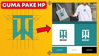 Bikin logo vektor di android | Logo simpel tapi keren | Logo inisial huruf