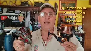 Que medida de Reel frontal debo comprar para pescar Corvinas