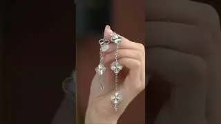 Elegant 5 Motifs Clover Necklace, double-sided shine ✨. #Jewelry #CloverCharm #ElegantStyle#foryou