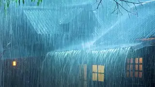 (NO ADS) Sleep Like a Baby with Heavy Rain & Thunder &mdash; Tin Roof for Relaxing Nights