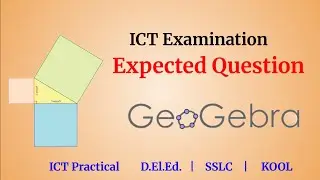 Geogebra | ICT Practical | D.El.Ed. | KOOL | SSLC | Expected Question | Previous | Question