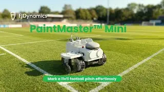 PaintMaster&trade; Mini Marks a 11V11 Football Pitch