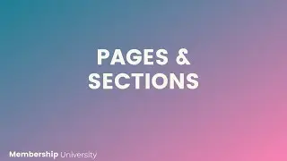Carrd Pages and Sections