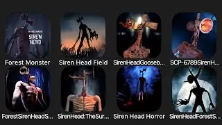 Forest Monster, Siren Head Field, Siren Head Goosebumps, SCP 6789 Siren Head, Forest Monster...