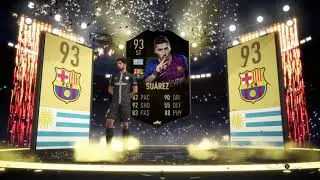 PACKED 93 SUAREZ & POGBA IN FUT19 DRAFT VICTORY !!