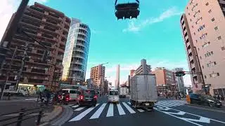 Morning Cruise Through Tokyo’s Quiet Streets ☀️ | Part 5 | Blue Sky Drive in Japan | 4K HDR | 60fps