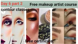 face contour Karne ka tarika|Day 6 part 2 face contour for chubby face|free makeup course