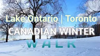 Partially Frozen Lake Ontario | Toronto Waterfront | Canadian Winter [Part 1]
