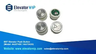 A4J15432 A4J27492 BST ThyssenKrupp Elevator Push Button with Braille