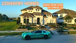 Coventry homes MODEL HOME TOUR in Bridgeland - Prairieland - Cypress, Tx New Construction- Lumberton