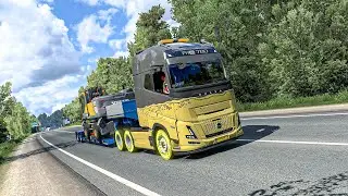Heavy Haul with VOLVO FH6 in Russia | Euro Truck Simulator 2 Gameplay