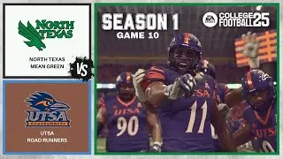 College Football 25 UNT | Ep. 9 - Top 2 Teams Battle in Overtime for American Conference