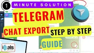 Как экспортировать историю чата Telegram на рабочий стол в Windows | Учебное пособие | Технически...