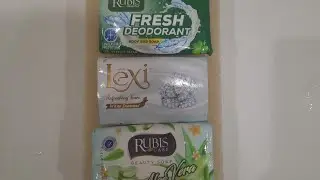 Белоснежный Сет/Rubis Deodorant/Lexi White Diamond/Rubis Aloe Vera/SOAP/АSMR/АСМР 🫧💦🧼