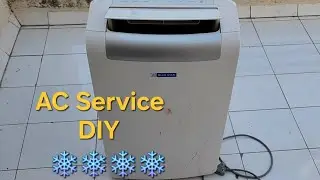 Portable AC Service at Home. ❄️❄️