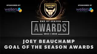 Vote for your Joey Beauchamp Men's Goal of the Season, sponsored by Wellers
