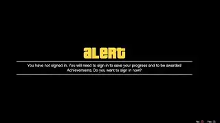 you have not signed in. you will need to sign in to save your progress and to be awarded Achievement