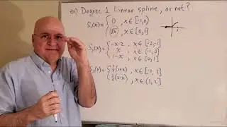 Numerical Analysis - 6.1 Splines for Interpolation (#3)