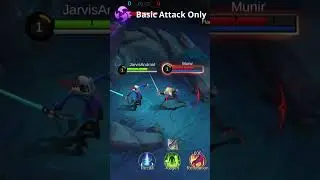 Ling VS Lancelot Basic Attack Only #shorts #mobilelegends #mlbb