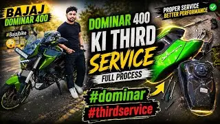 DOMINAR400#🤬#💔#THIRDSERVICE #🔧#bajaj #rider  😱#karanbikerider 🪛#viralvideo #newbikerider #bikerider