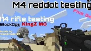 My m14 rifle test for Block ops addon and my m4 model textured by Pink Demon best