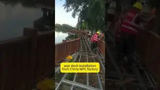 wpc deck installation from China WPC factory #wpcdeckinstallation