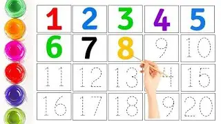 Count 1 To 20 | Number Song | 1 Se 20 Counting | 1 Se 20 Tak Spelling | 1 Se 100 tak ginti | 12345 