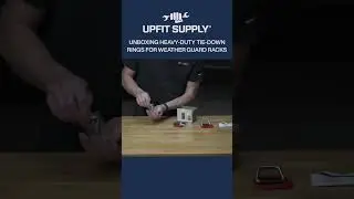 Unboxing Heavy-Duty Tie-Down Rings for Weather Guard Racks 📦