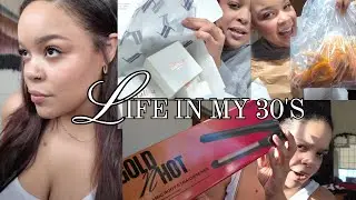 VLOG - Trying New hair tools - Gold & Hot | Marshalls furniture | car chats and more!