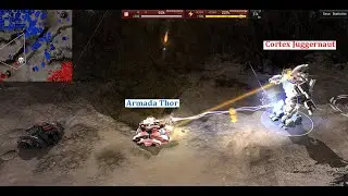 Beyond All Reason - Armada Thor vs Cortex Juggernaut