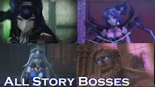 Nights of Azure 2 Boss Fights & Ending (Fast / NG+)