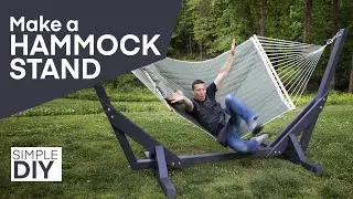 DIY Hammock Stand Build - Simple DIY you can do!